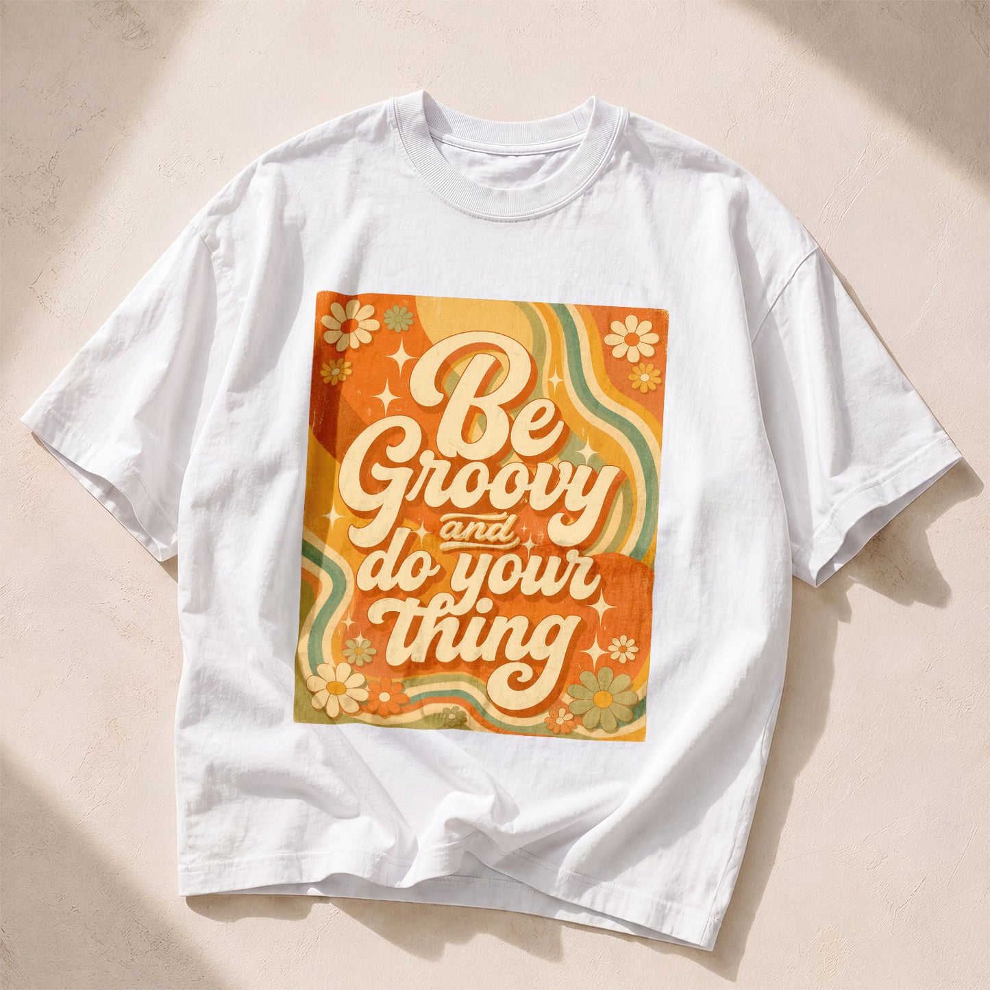 Be Groovy Do Your Thing Groovy Fun Women's Groovy Tee