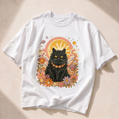 Moon Goddess Sun Moon Women's Groovy Tee