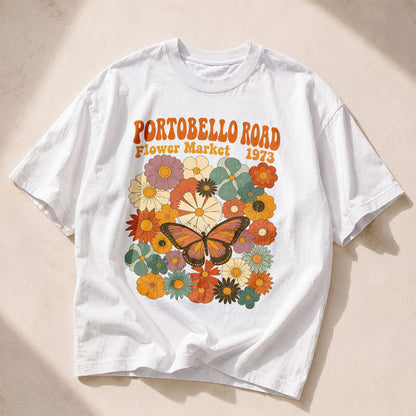 Portobello Road 1973 Wildflowers Women's Groovy Tee