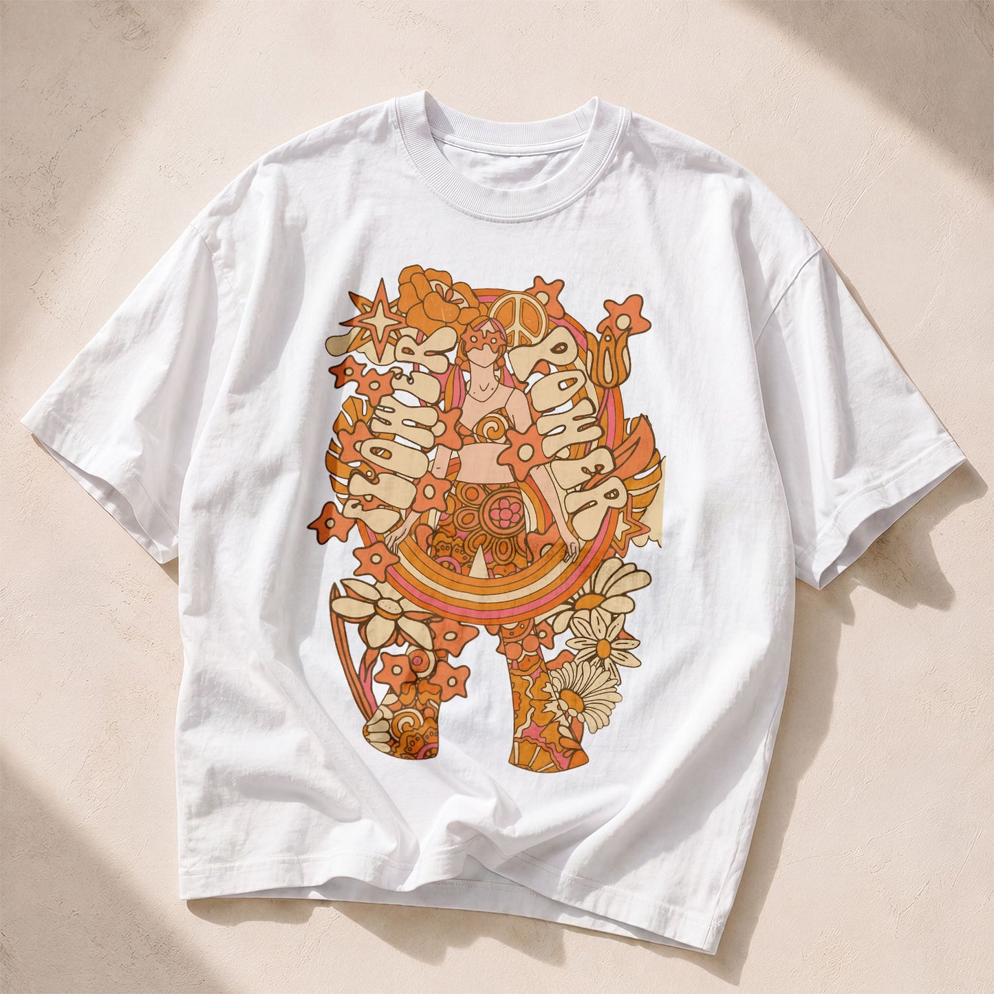 Good Vibes Wildflowers Women's Groovy Tee