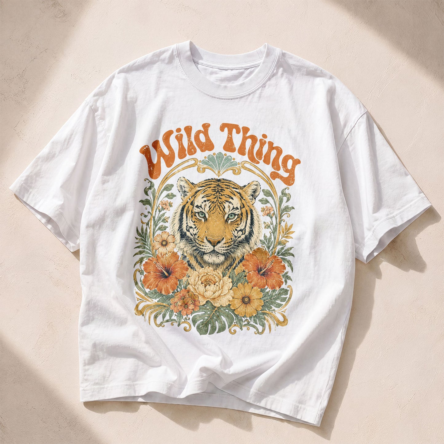 Wild Thing Wildflowers Women's Groovy Tee