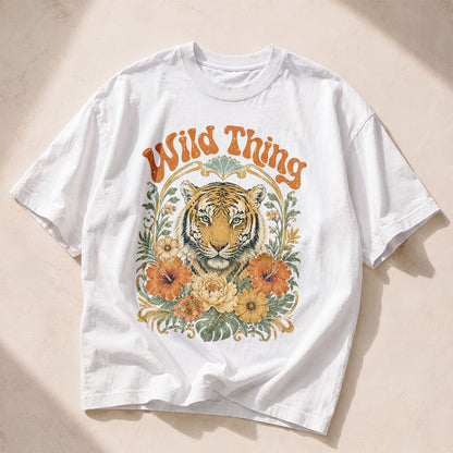 Wild Thing Wildflowers Women's Groovy Tee