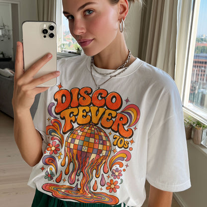 Disco Fever 70s Disco Dance Women's Groovy Tee