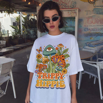 TRIPPY Hippie Kindness Peace Women's Groovy Tee