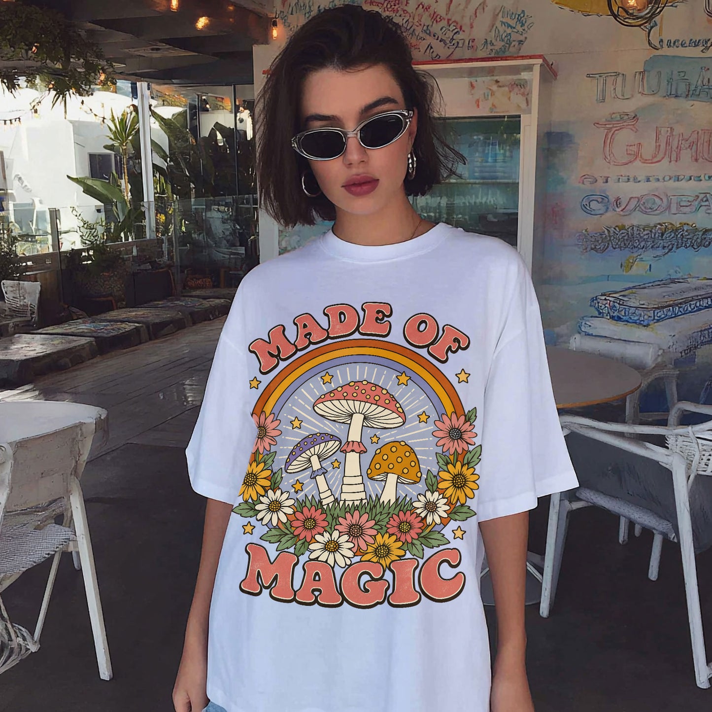 Made Of Magic Goddess Spirit Women's Groovy Tee