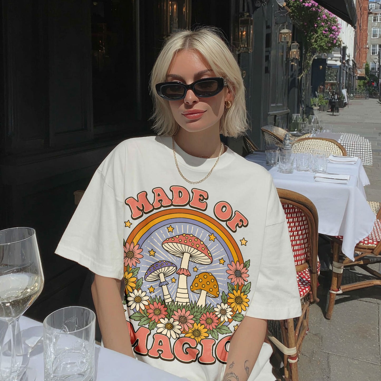 Made Of Magic Goddess Spirit Women's Groovy Tee