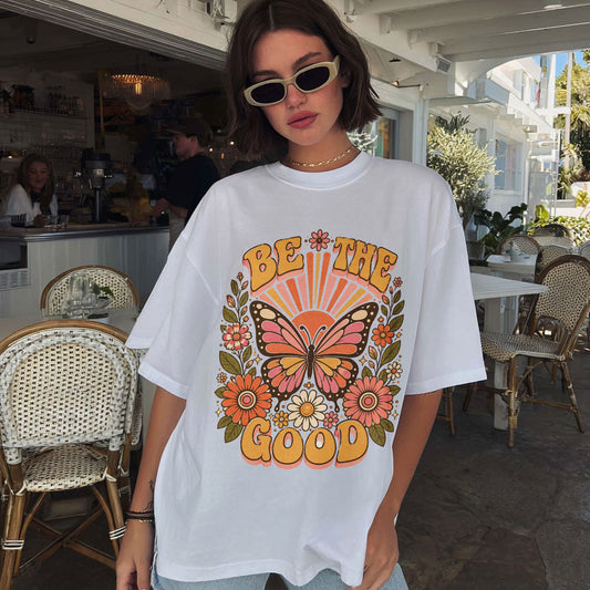 Be The Good Empowerment Women's Groovy Tee