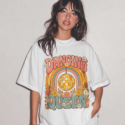 Dancing Queen Disco Dance Women's Groovy Tee
