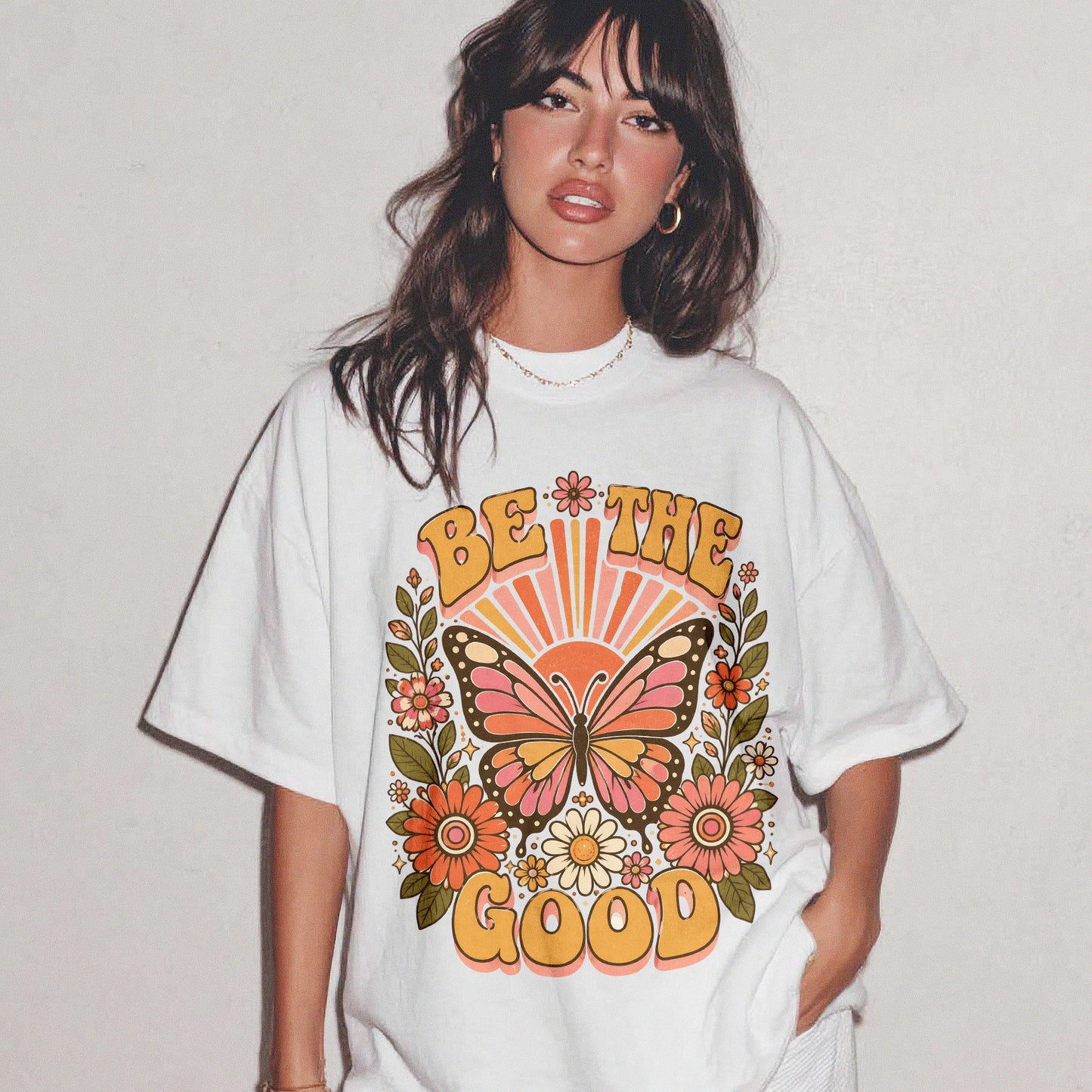 Be The Good Empowerment Women's Groovy Tee