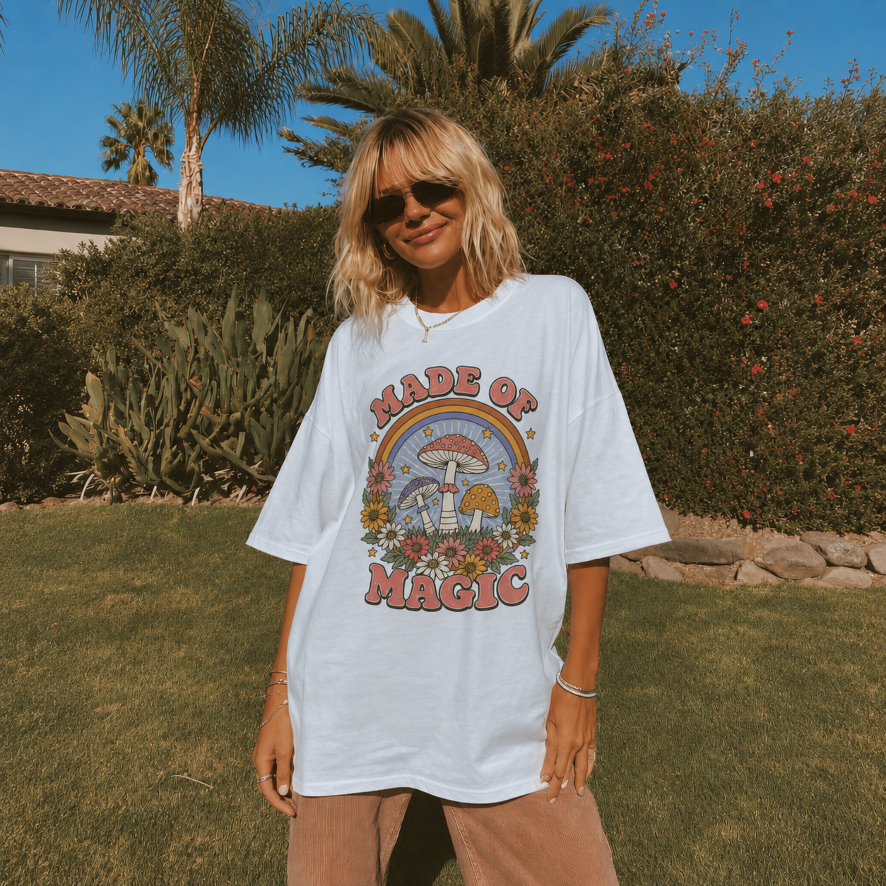 Made Of Magic Goddess Spirit Women's Groovy Tee