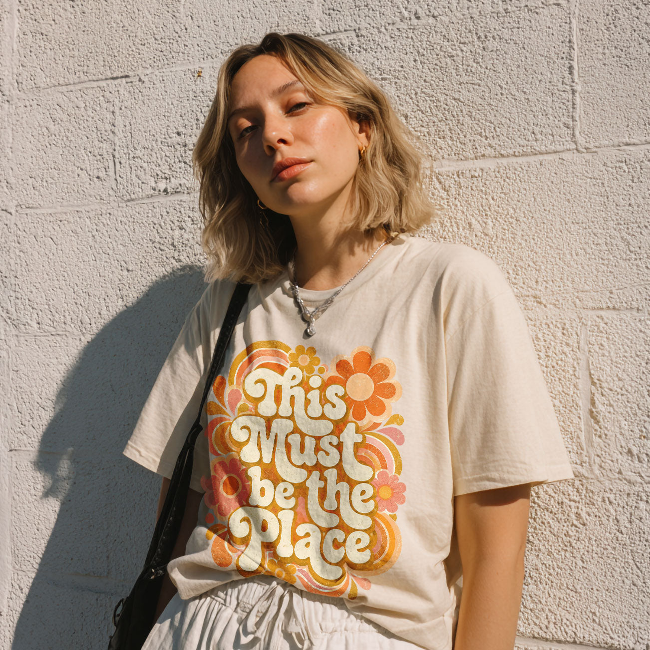 This Must Be The Place Empowerment Women's Groovy Tee