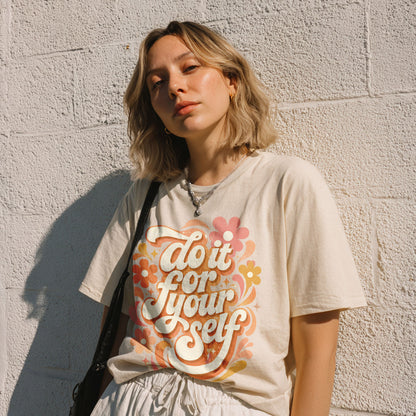 Do It For Yourself Self-Love Women's Groovy Tee