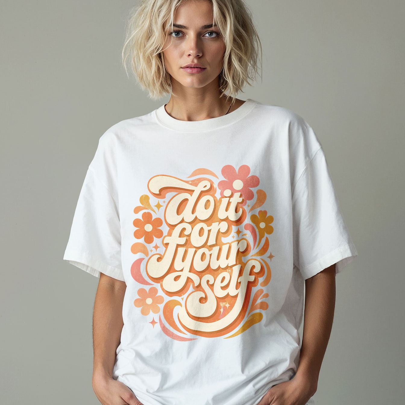 Do It For Yourself Self-Love Women's Groovy Tee