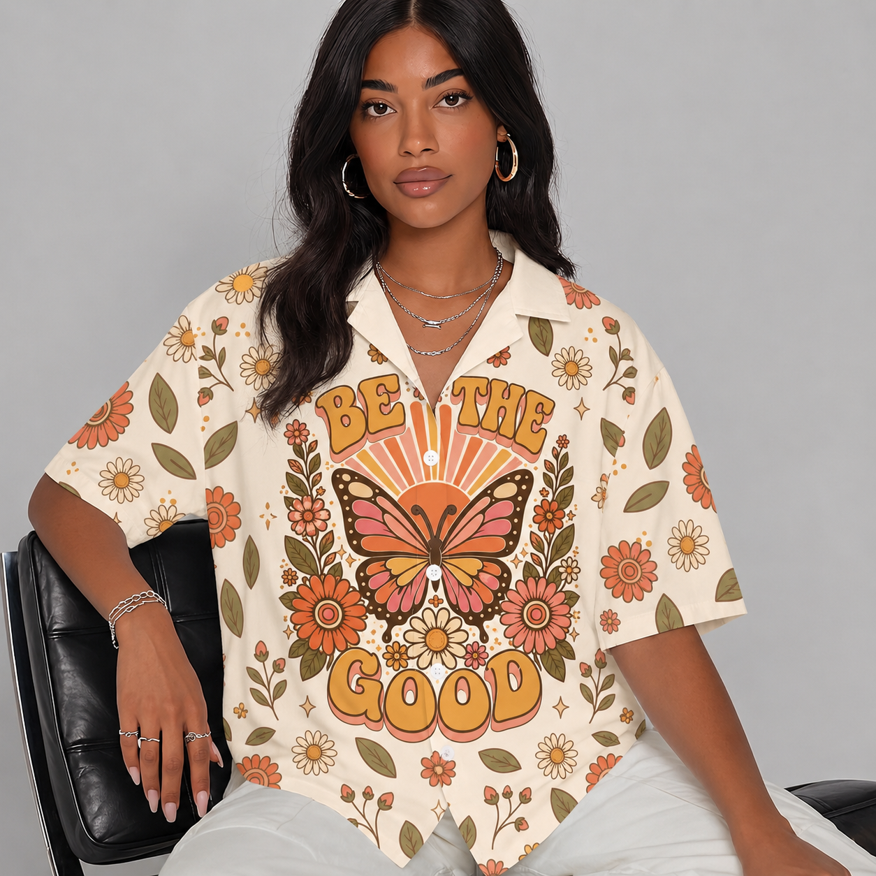 Be The Good Empowerment Women's 3D Hawaiian Shirt