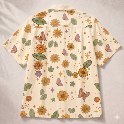 TRIPPY Hippie Happiness Kindness Peace Women's 3D Hawaiian Shirt