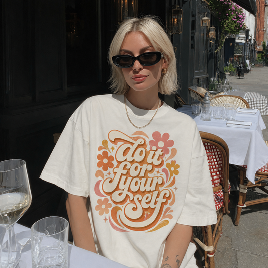 Do It For Yourself Self-Love Women's Groovy Tee