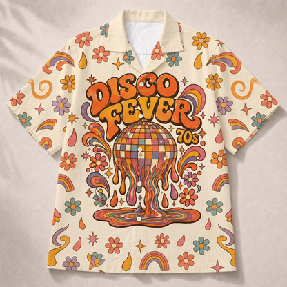 Disco Fever 70s Disco Dance Women's 3D Hawaiian Shirt