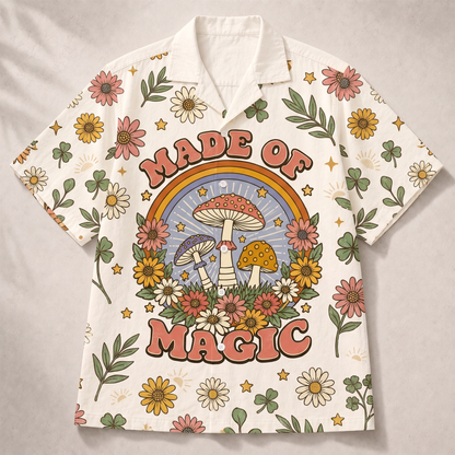 Made Of Magic Goddess Spirit Women's 3D Hawaiian Shirt