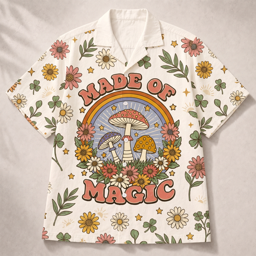 Made Of Magic Goddess Spirit Women's 3D Hawaiian Shirt