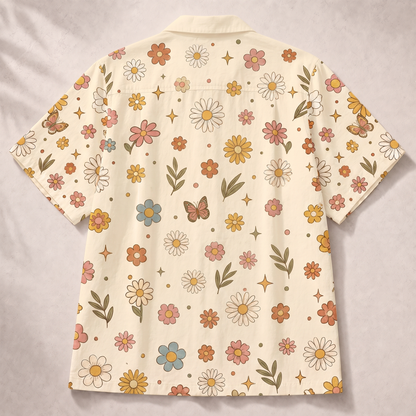 Good Day To Be Happy Mushroom Nature Women's 3D Hawaiian Shirt