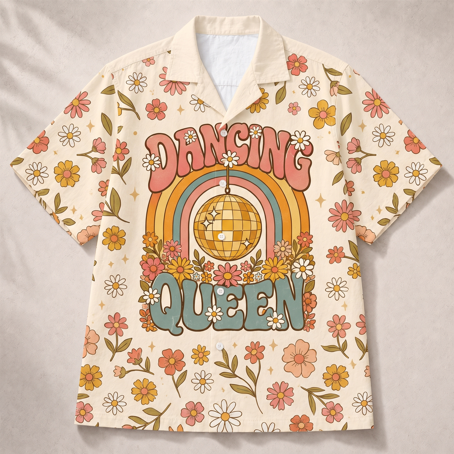 Dancing Queen Disco Dance Women's 3D Hawaiian Shirt