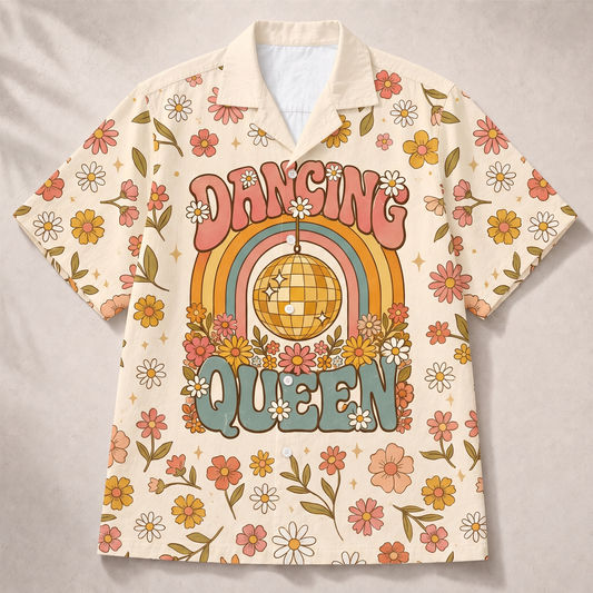 Dancing Queen Disco Dance Women's 3D Hawaiian Shirt
