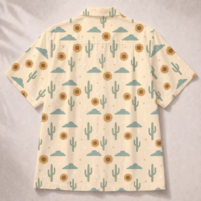 Good Day Sunshine Sun & Moon Women's 3D Hawaiian Shirt