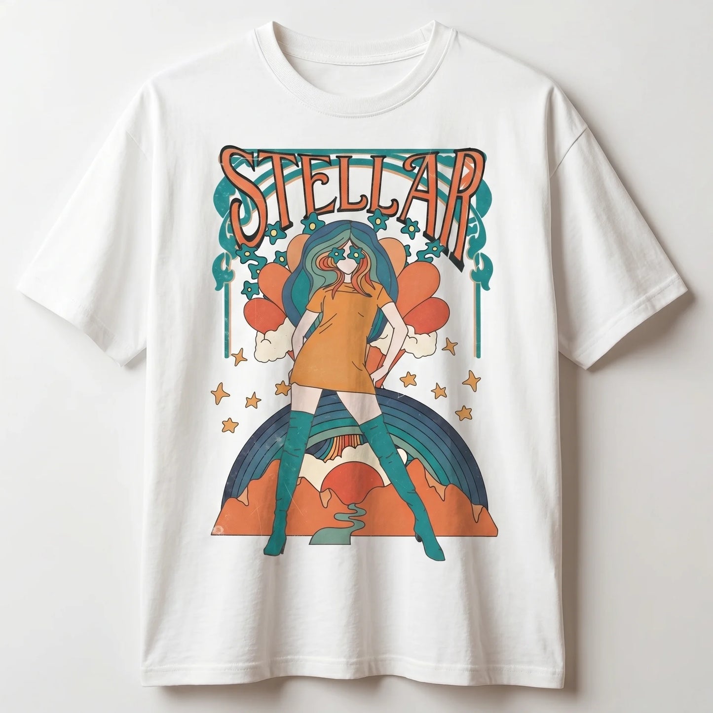 Stellar Goddess Spirit Women's Groovy Tee