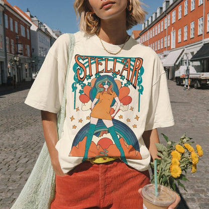 Stellar Goddess Spirit Women's Groovy Tee