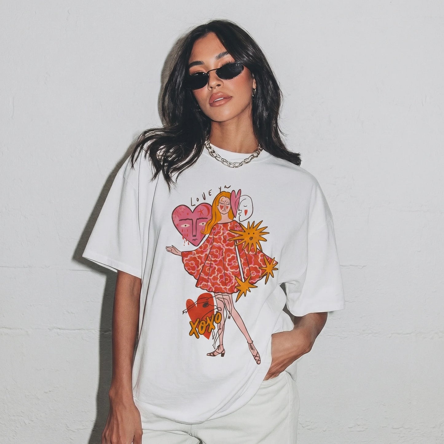 Love Ya XOXO Self-Love Women's Groovy Tee