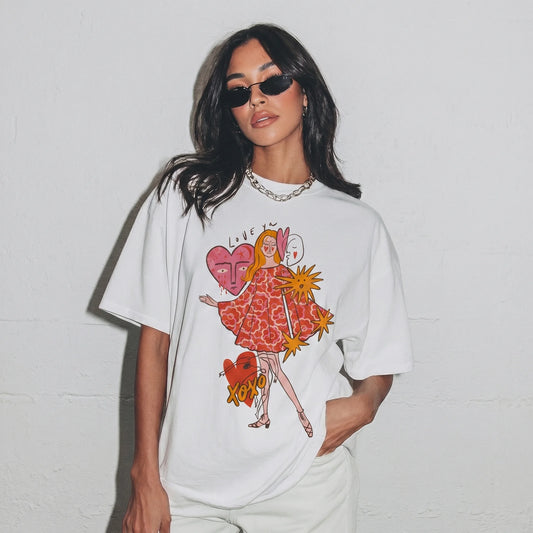 Love Ya XOXO Self-Love Women's Groovy Tee